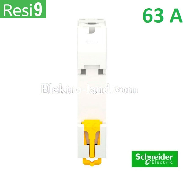 Автоматический выключатель 1Р 63А, C, 6кА, Schneider Electric RESI9 (R9F12163)